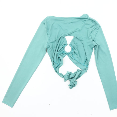 PrettyLittleThing Women’s Green Long Sleeve Top
