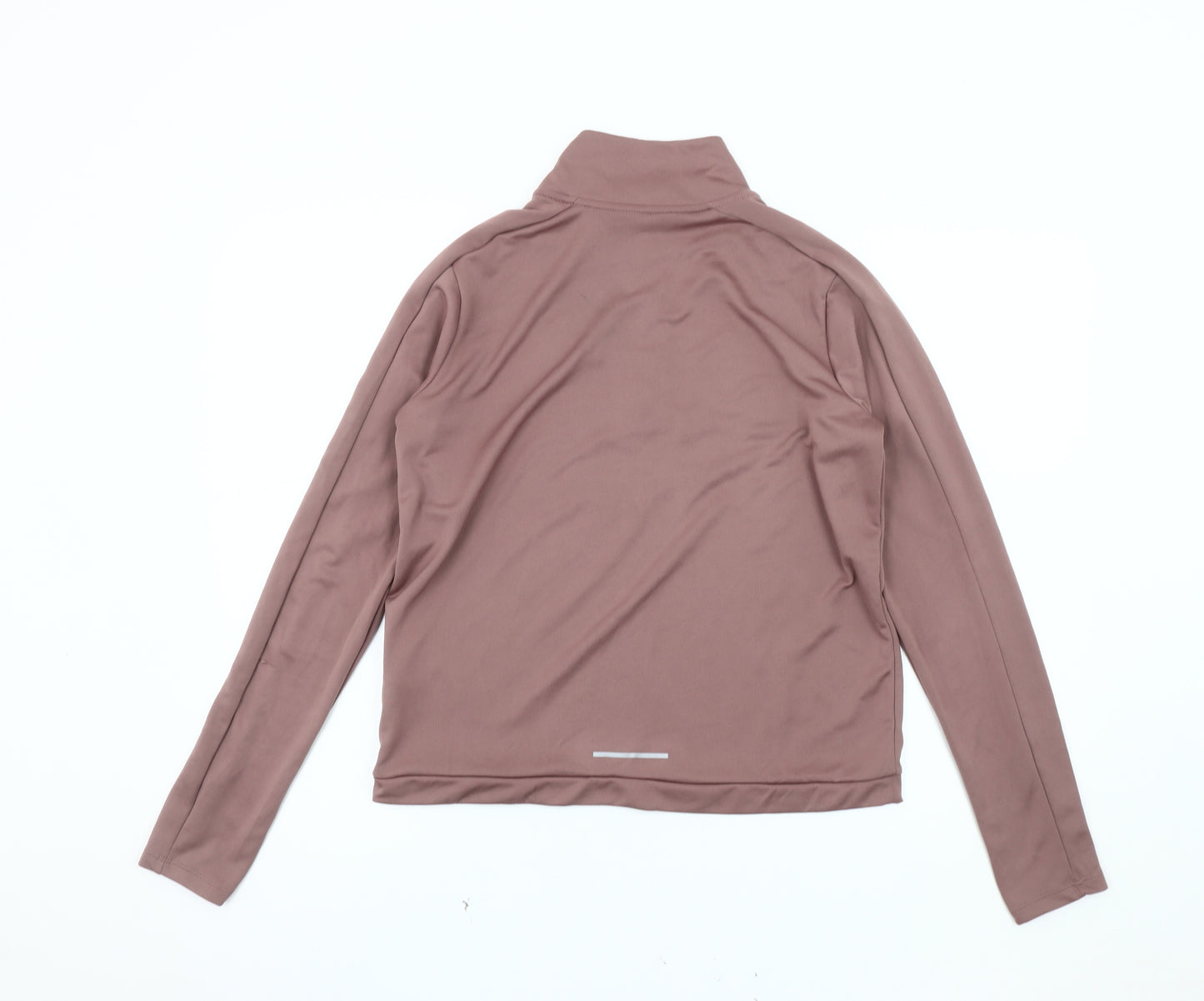Nike Women's Brown Running Sweatshirt M 1/2 Zip Lightweight