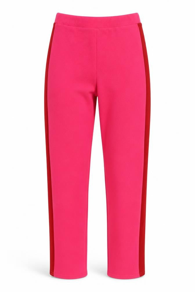 Front view of PRETTYLITTLETHING Women's Pink Trousers, size 10