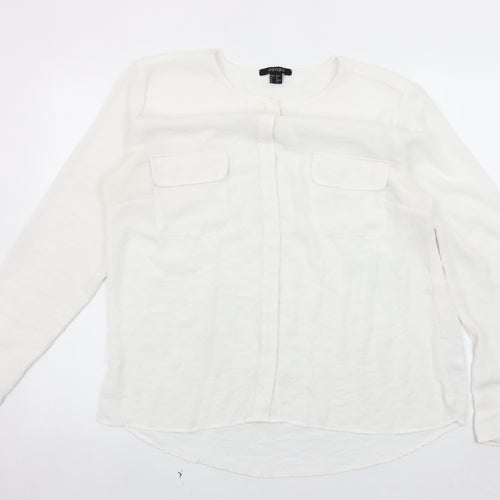 Esmara Women's White Polyester Blouse, Size 18