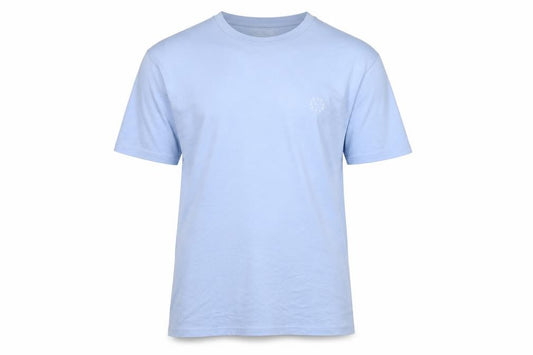Front view of Paul Costelloe Men's Blue XL Crew Neck T-Shirt