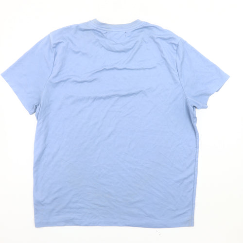 Paul Costelloe Men's Blue XL Crew Neck T-Shirt
