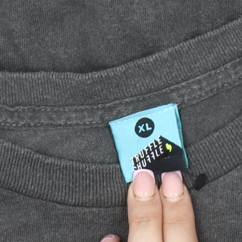 Truffle Shuffle Men's XL Black Top Gun T-Shirt