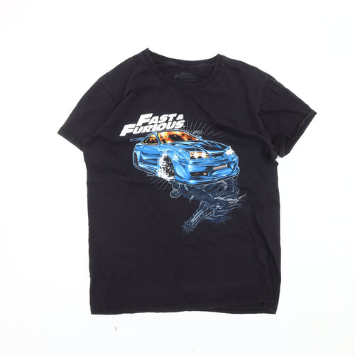 Universal Men's Black Fast & Furious T-Shirt M