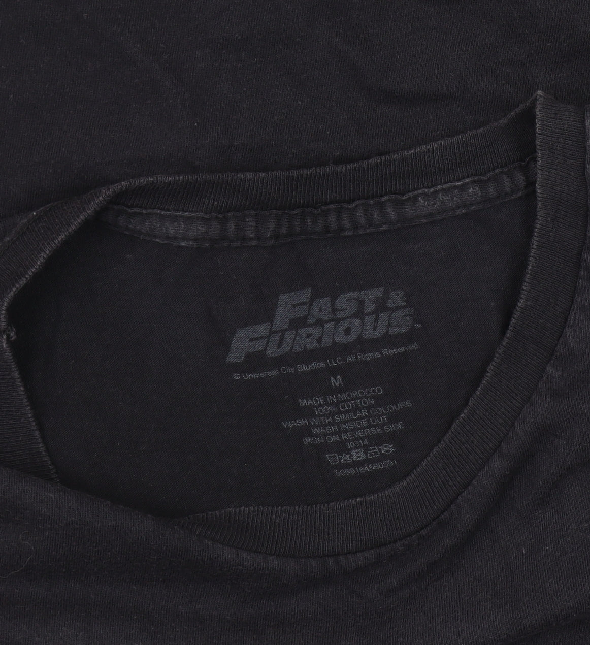 Universal Men's Black Fast & Furious T-Shirt M