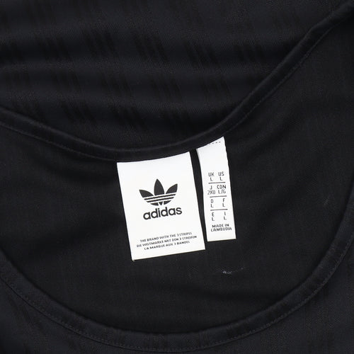 Adidas Men's Black Tank Top L - Gym, Training, Breathable