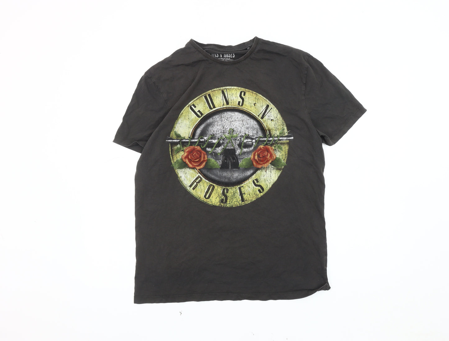 Tu Men's Black Guns N' Roses Band T-Shirt, Size L