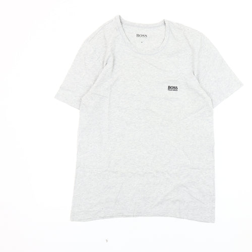 Boss Men’s Grey Crew Neck T-Shirt, Size M