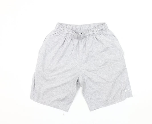 Slazenger Men's Grey Athletic Shorts - Size L