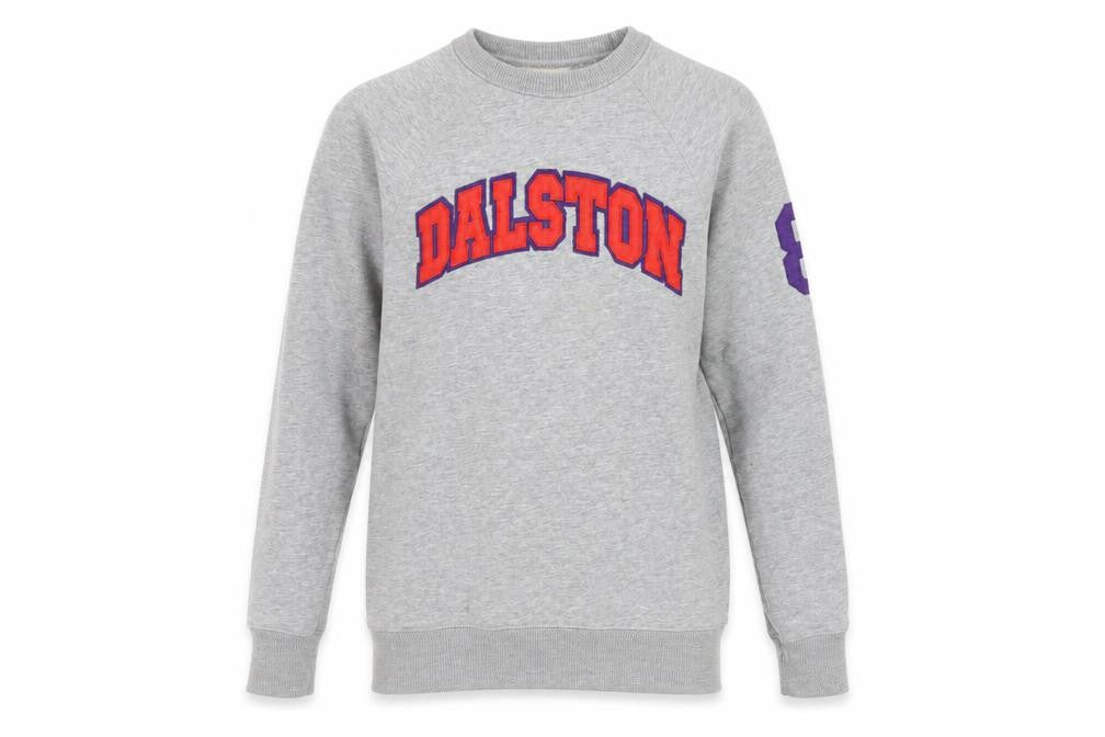 Front view of L.O.G.G. boys’ grey xs pullover sweatshirt, university style