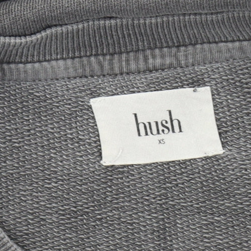 Hush Women's Grey Animal Print Sweatshirt, Size XS