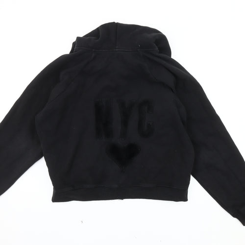 Sugarfree Women's Black XL Hooded Parka Jacket