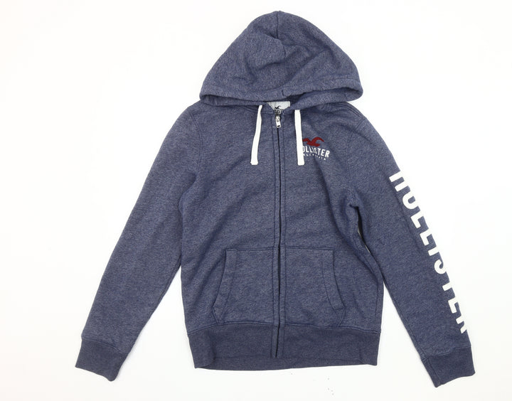 Hollister Men's Blue Basic Jacket, Size S, Full Zip Hoodie