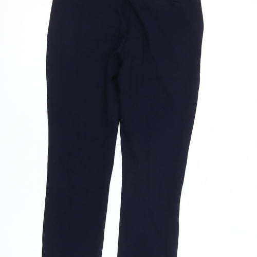 Vero Moda Women's Blue Straight Trousers, Size S