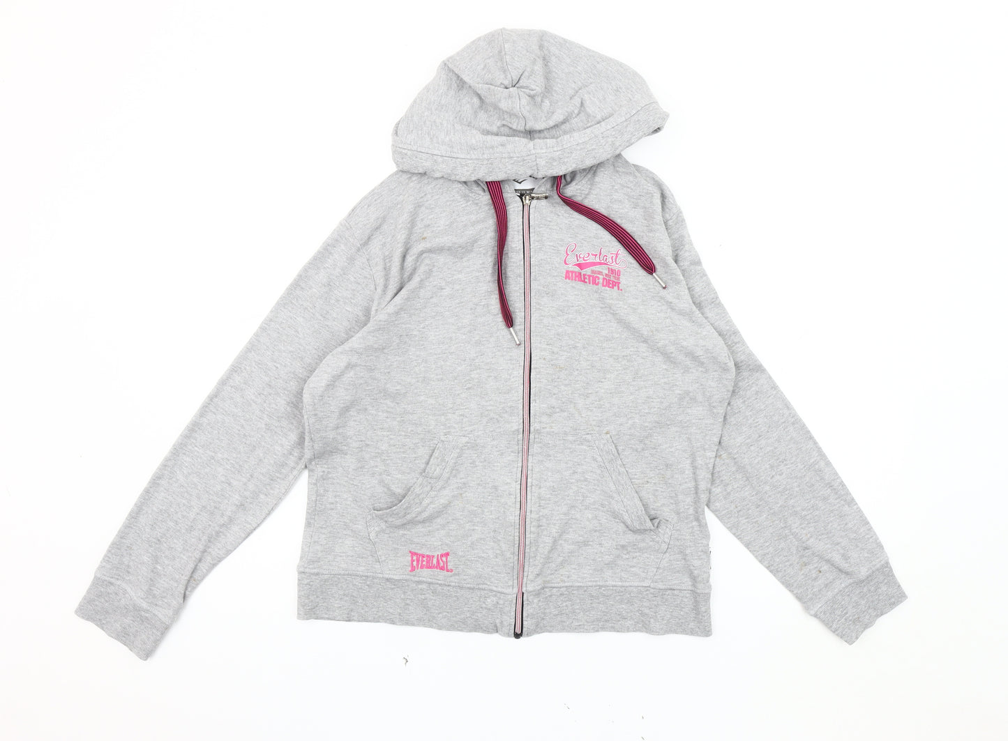 Everlast Women's Grey Hooded Jacket Size 14