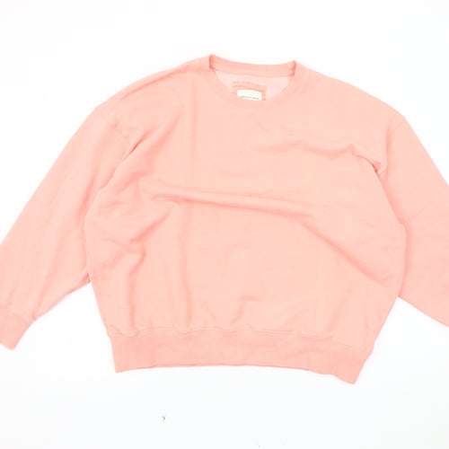 American Eagle Unisex Pink Pullover Sweatshirt, Size L