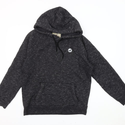 Hollister Men's Grey Pullover Hoodie S