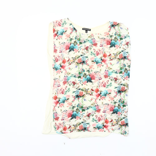 Warehouse Women's Multicoloured Floral Blouse Size 8