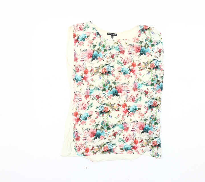 Warehouse Women's Multicoloured Floral Blouse Size 8