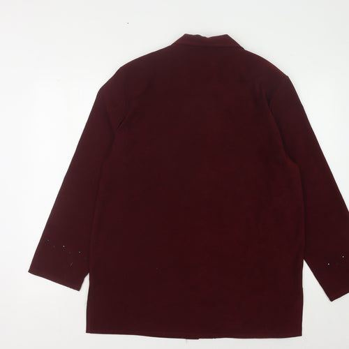 Miss Sukhmani Red Women Blazer Size 20