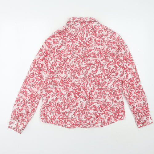Marks and Spencer Women's Floral Shirt, Size 10, Cotton