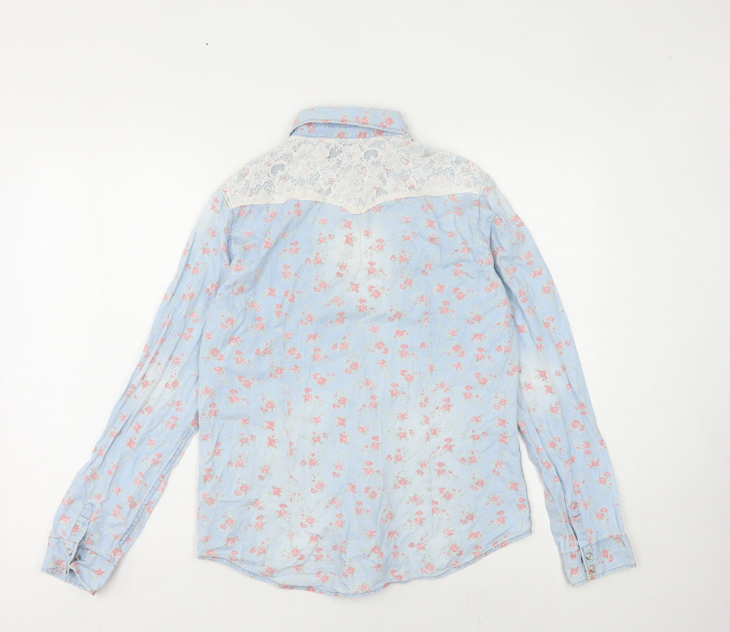 Stars & Stripes Women's Blue Floral Button-Up Shirt