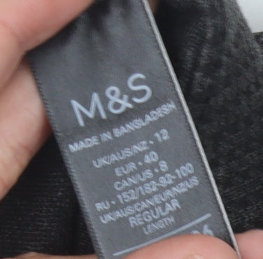 Marks and Spencer Women's Grey Trousers, Size 12