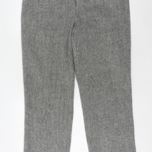 Oscar B. Women's Grey Trousers, Size 18, Herringbone