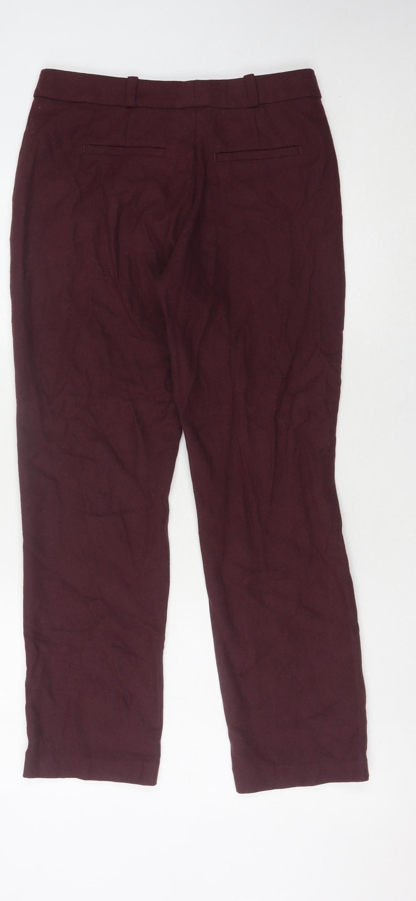Marks and Spencer Women's Red Trousers, Size 10