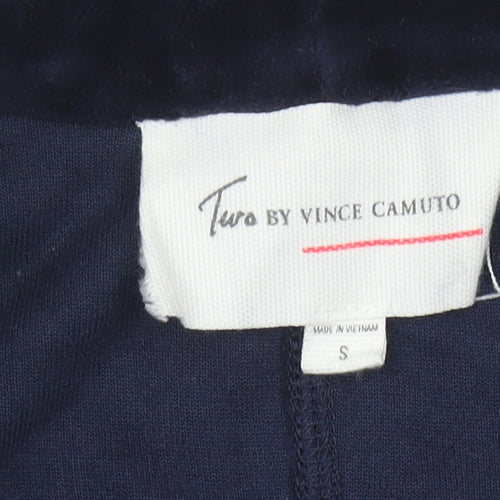 Two by Vince Camuto Women's Blue Zip Sweatshirt S