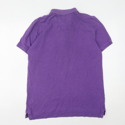 Superdry Men's Purple Polo Shirt L