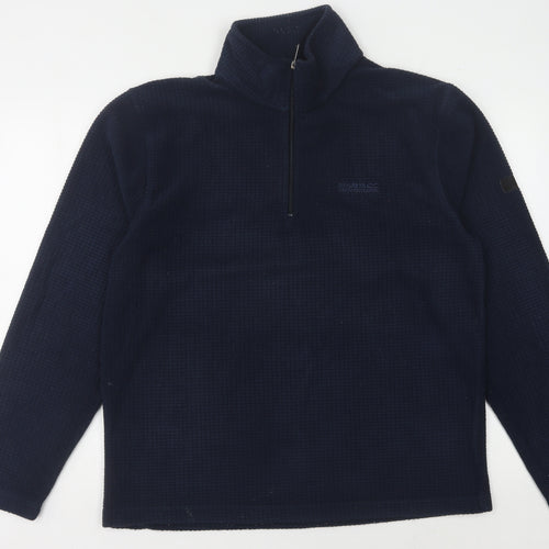 Regatta Men's Blue Pullover Fleece Sweatshirt L