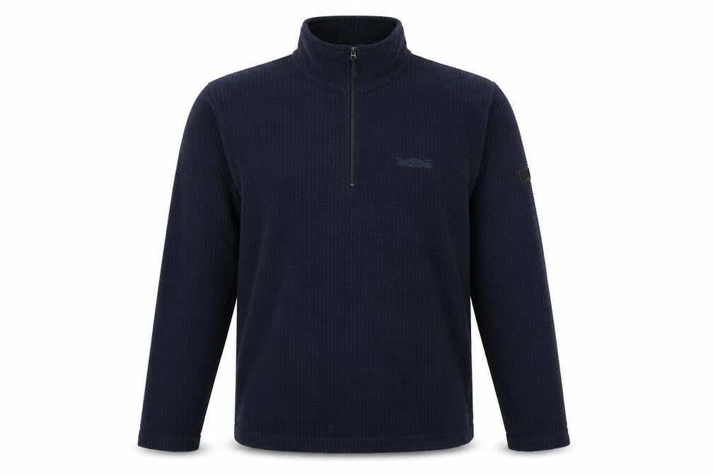 Regatta Men's Blue Pullover Fleece Sweatshirt L
