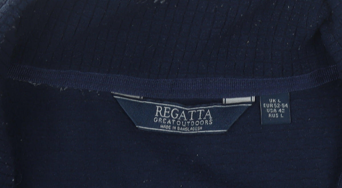 Regatta Men's Blue Pullover Fleece Sweatshirt L