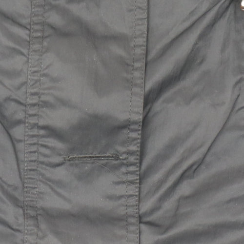 Inn Collection Women's Black Regular Raincoat Size 14