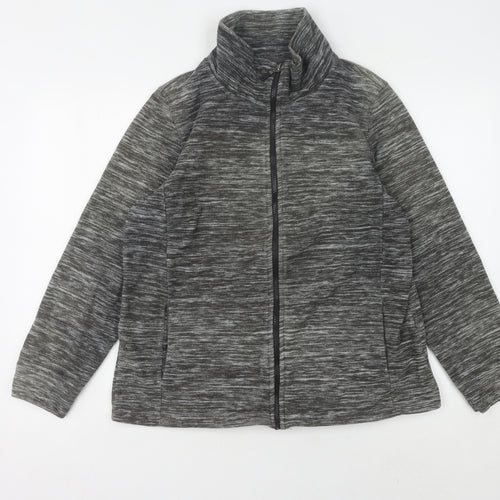 Bonmarché Women's Grey Mid-Length Jacket M