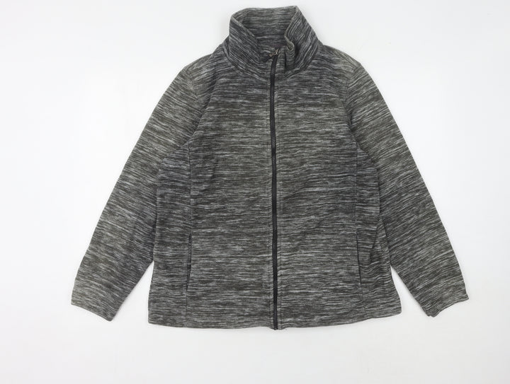 Bonmarché Women's Grey Mid-Length Jacket M
