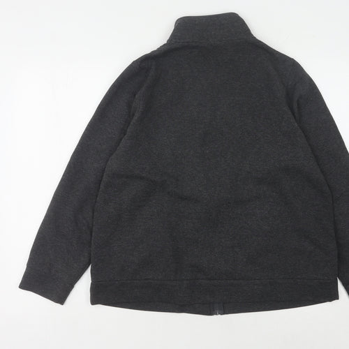 Bonmarché Women's Black Full Zip Sweatshirt M