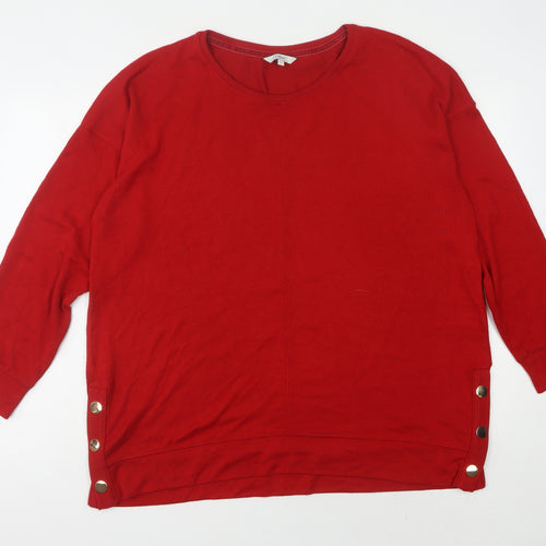 Next Women's Red Pullover Jumper Size 20 - Casual Comfort