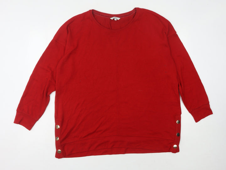 Next Women's Red Pullover Jumper Size 20 - Casual Comfort