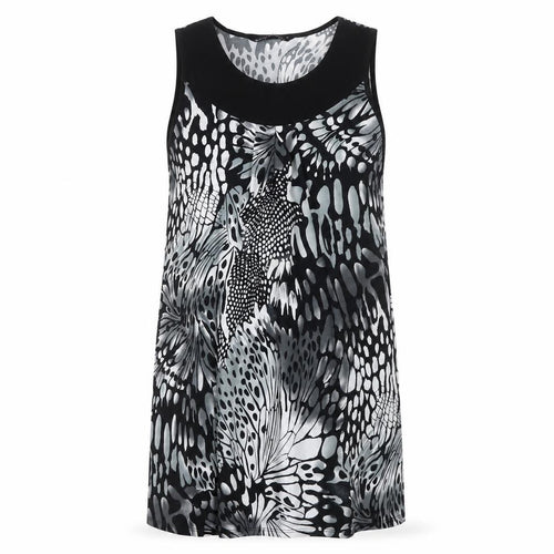 David Emanuel Women's Black Animal Print Dress Size 12