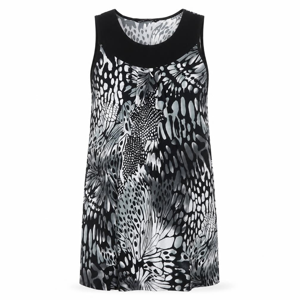 David Emanuel Women's Black Animal Print Dress Size 12