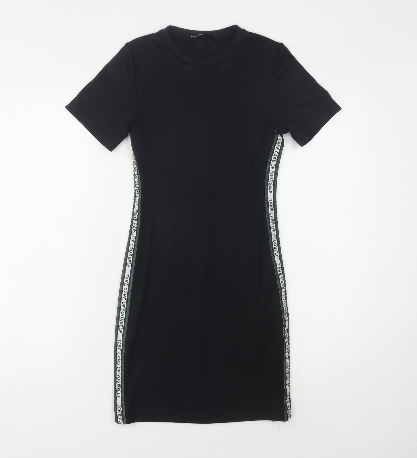 Pull&Bear Women's Black XS Casual Dress