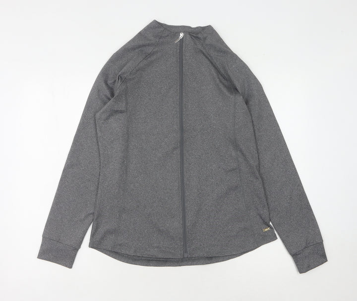 Dash Women's Grey Basic Jacket Size 14, Full Zip