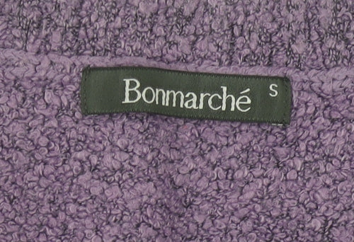 Bonmarché Women's Purple Square Neck Jumper