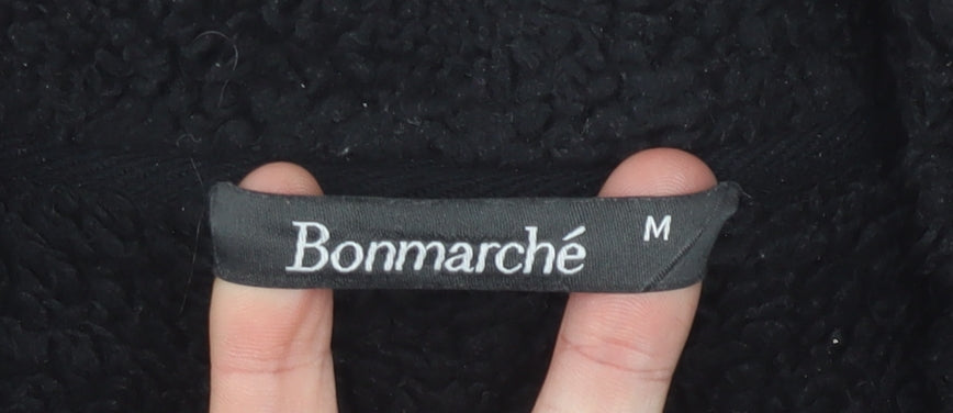 Bonmarché Women's Grey Herringbone Coat M