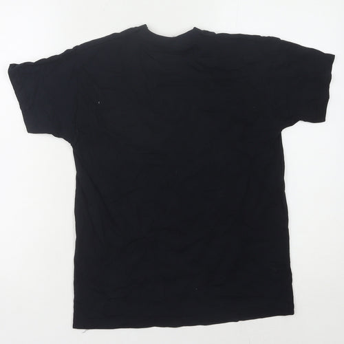 Fruit of the Loom Boys Black Graphic T-Shirt 9-11 Years