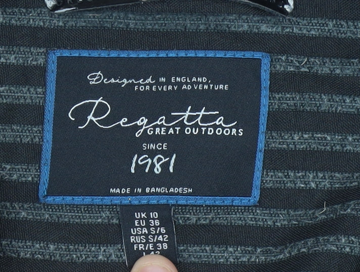 Regatta Women's Black Mid-Length Jacket Size 10