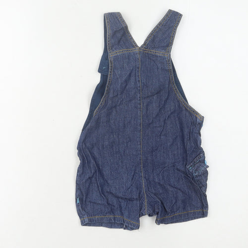 The Gruffalo Girls Blue Denim Dungaree Playsuit 12-18 Mths