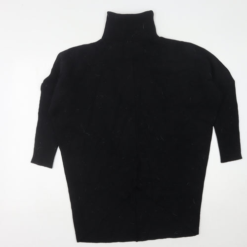 Blue Vanilla Women's Black Roll Neck Pullover Jumper